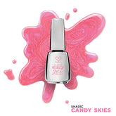 Salon Perfect .5oz 1-STEP GEL CANDY SKIES in front of color swatch